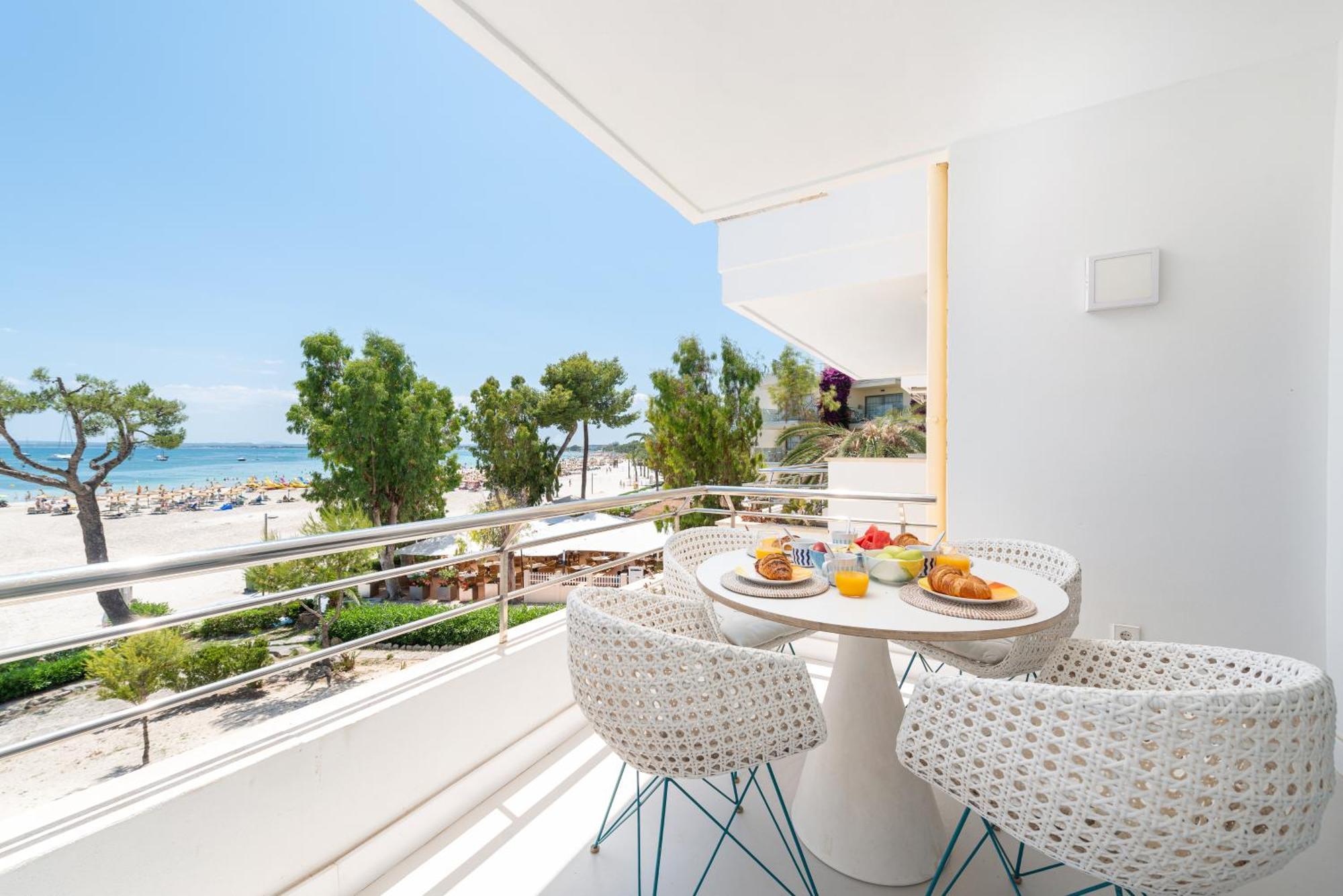 Apartment Blue View Puerto de Alcúdia Exterior foto